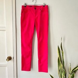 Kut From The Kloth•Hot Pink Skinny Diana Corduroy Jeans•Sz 6